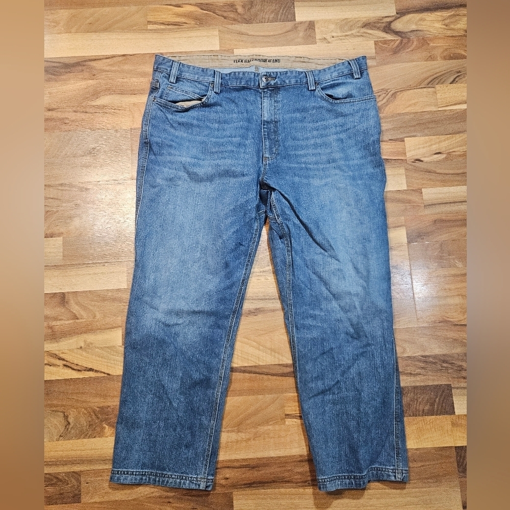 Duluth Trading Co Flex Ballroom Jeans 44x30 Men’s Relaxed Workwear Denim Blue - Picture 5 of 11